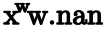 $$\hw w.nan$$